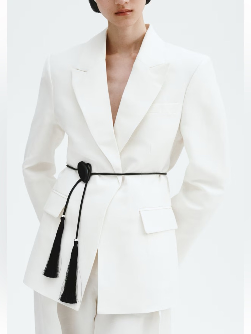 Tasseled cord belt H&M